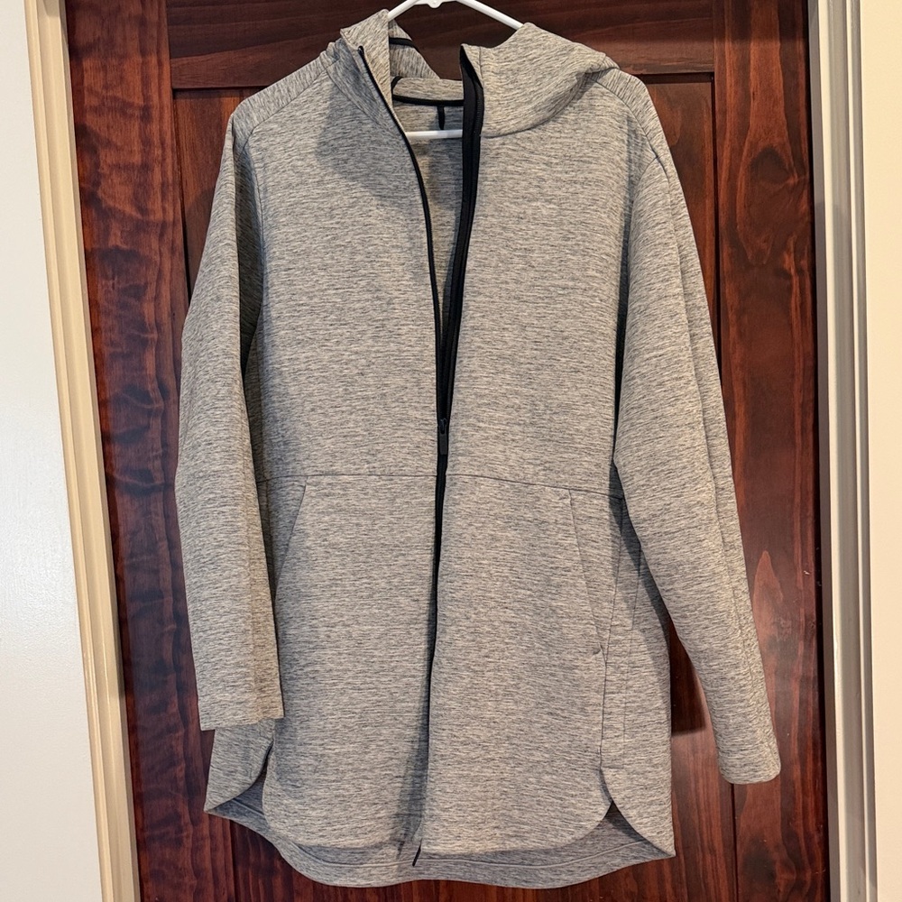Lululemon Gray Hooded Zip-Up Jacket